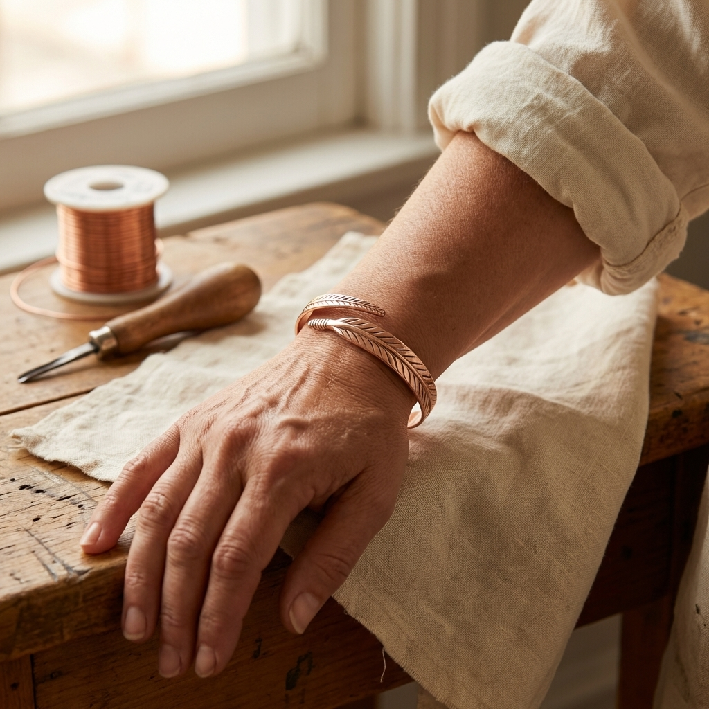 Olivia's Root Copper Bracelet