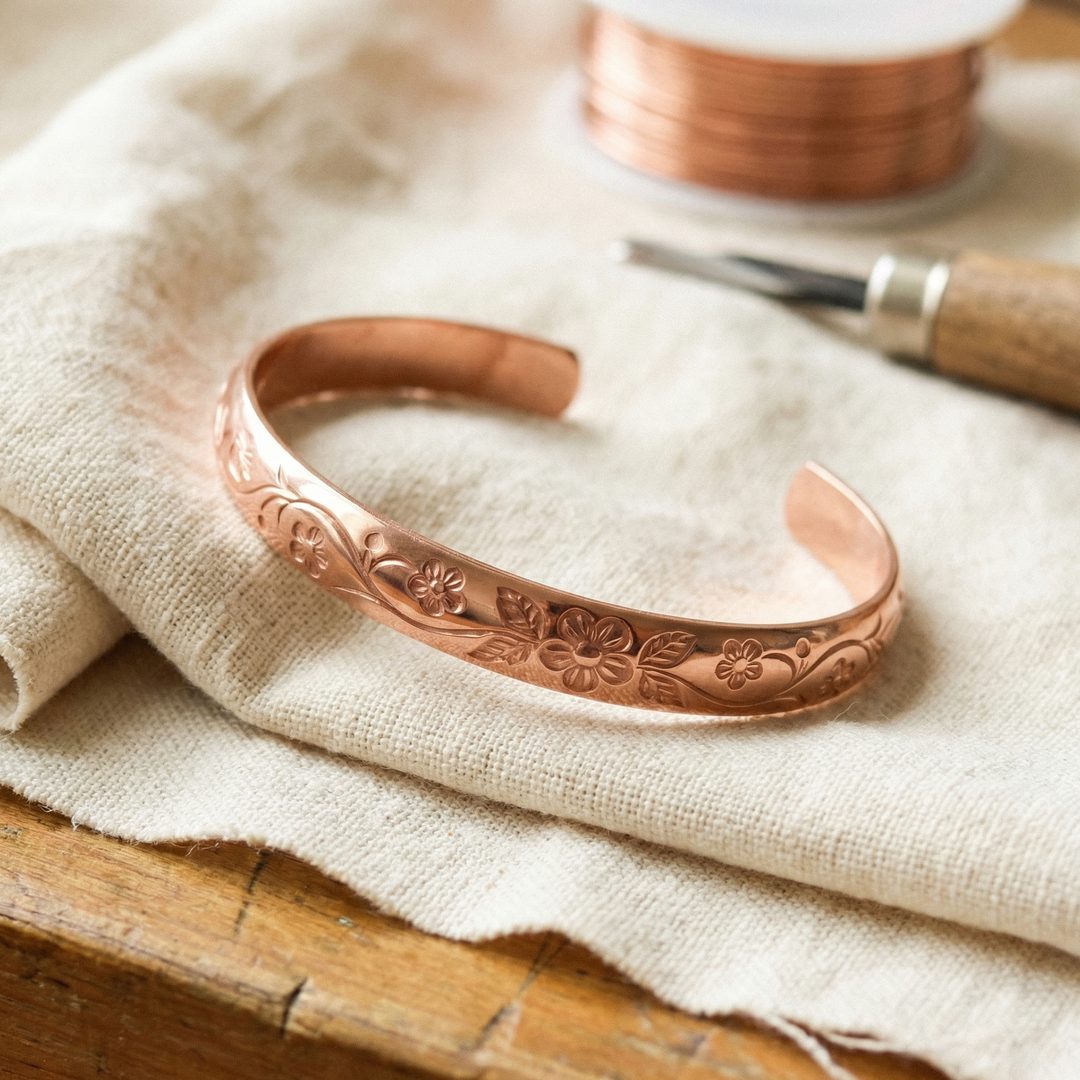 Olivia's Bloom Copper Bracelet