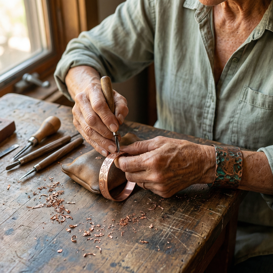 Olivia's Bloom Copper Bracelet