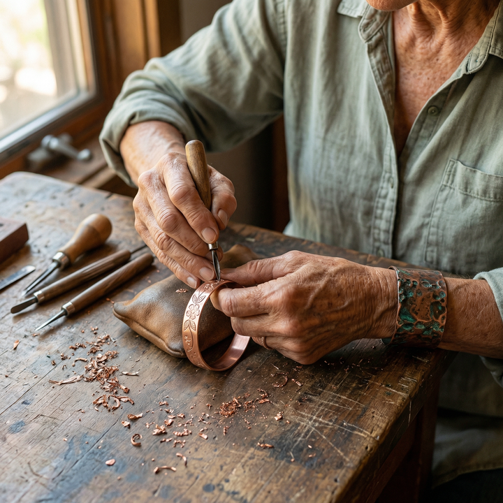 Olivia's Bloom Copper Bracelet