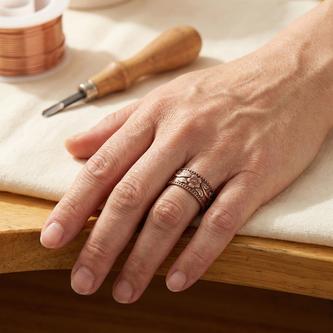 Olivia's Petal Copper Ring