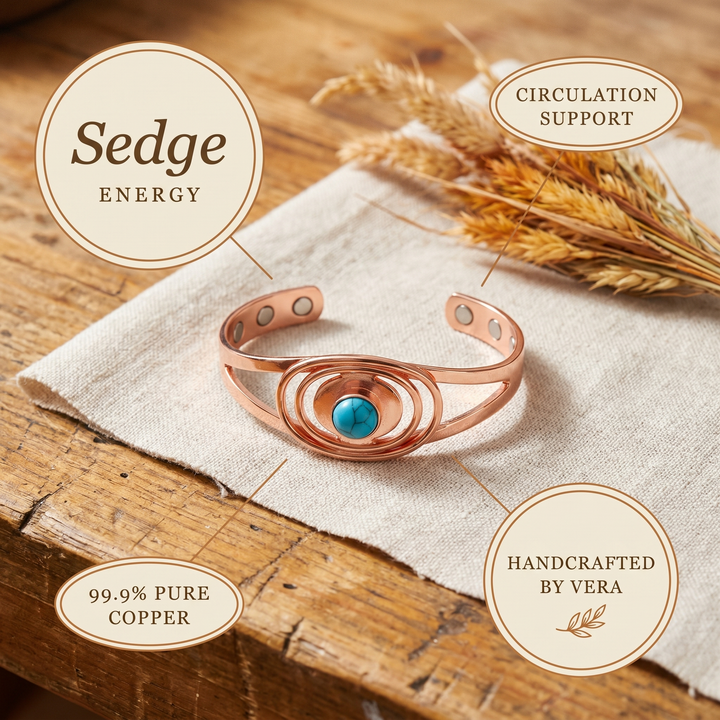 Olivia's Sedge Copper Bracelet