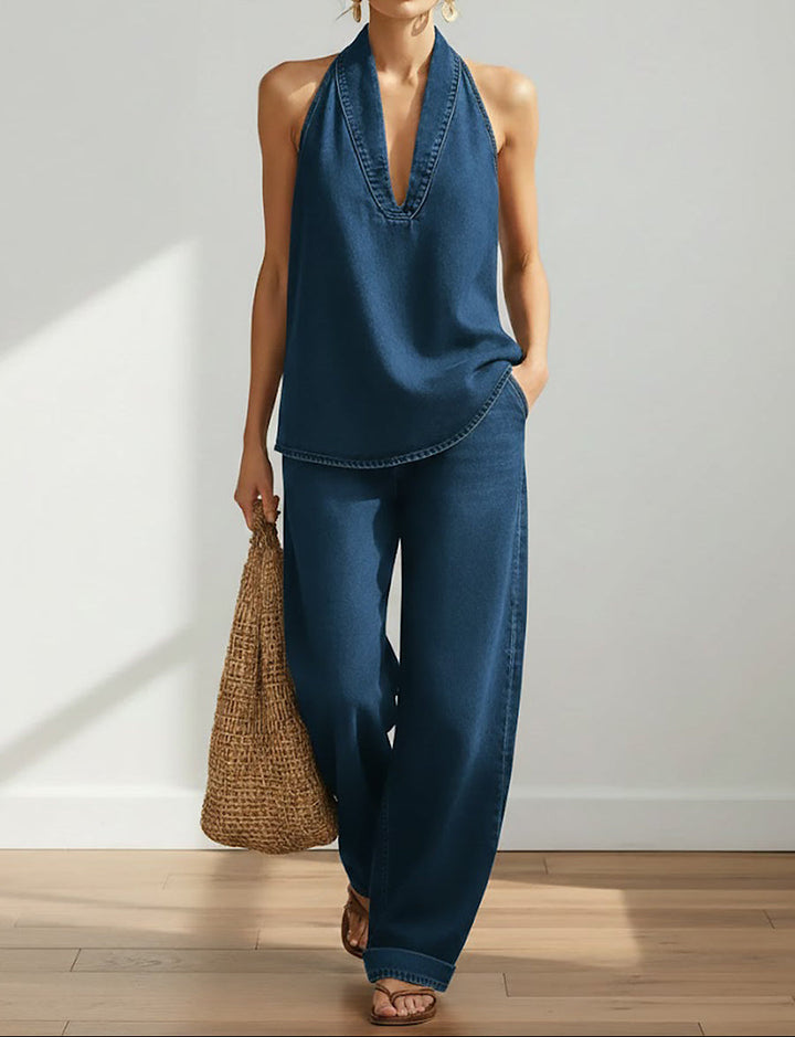 Ivy | Soft Washed Vintage Denim Twin Set