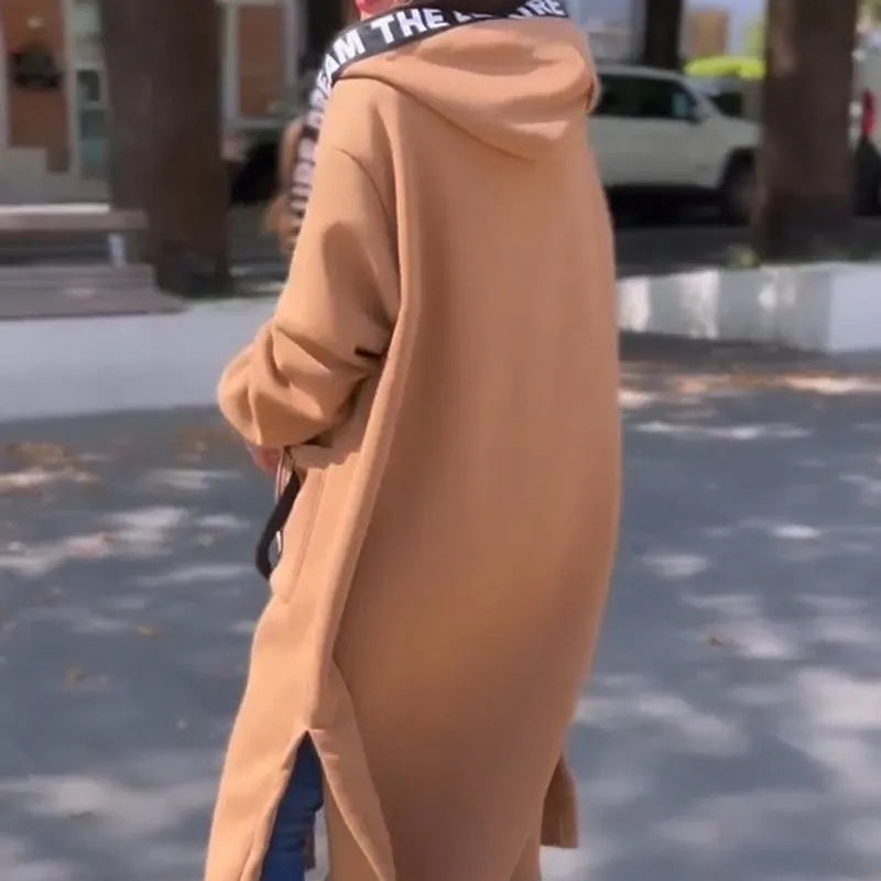 Jaouda™ | Elegant Long Hoodie Sweatshirt