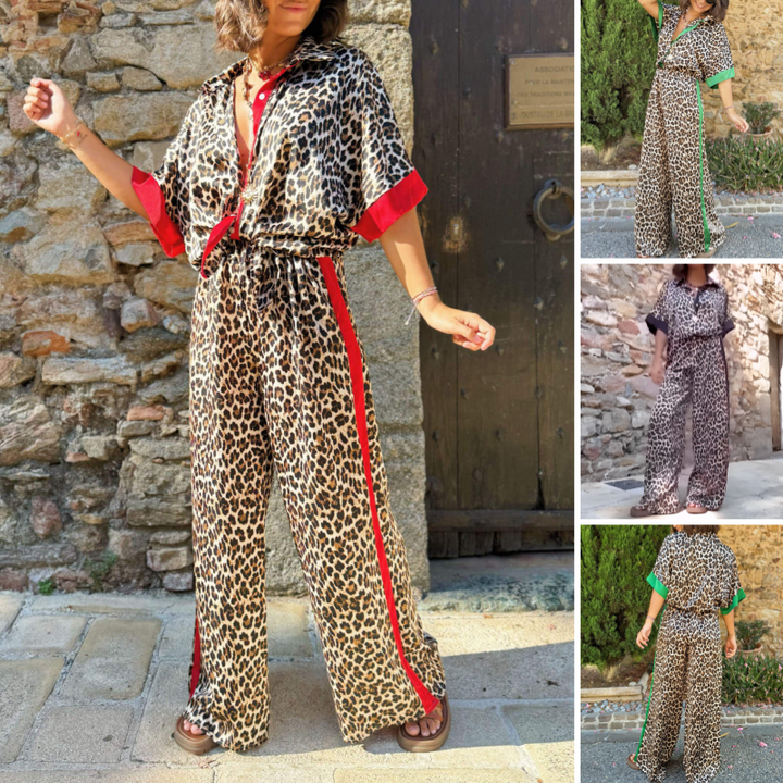 Leona™ | Elegant Leopard Print Set
