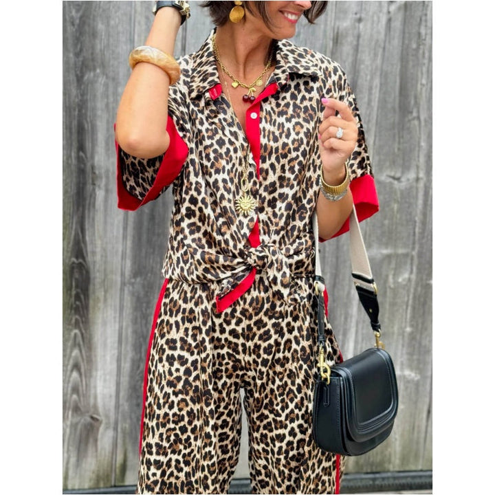 Leona™ | Elegant Leopard Print Set