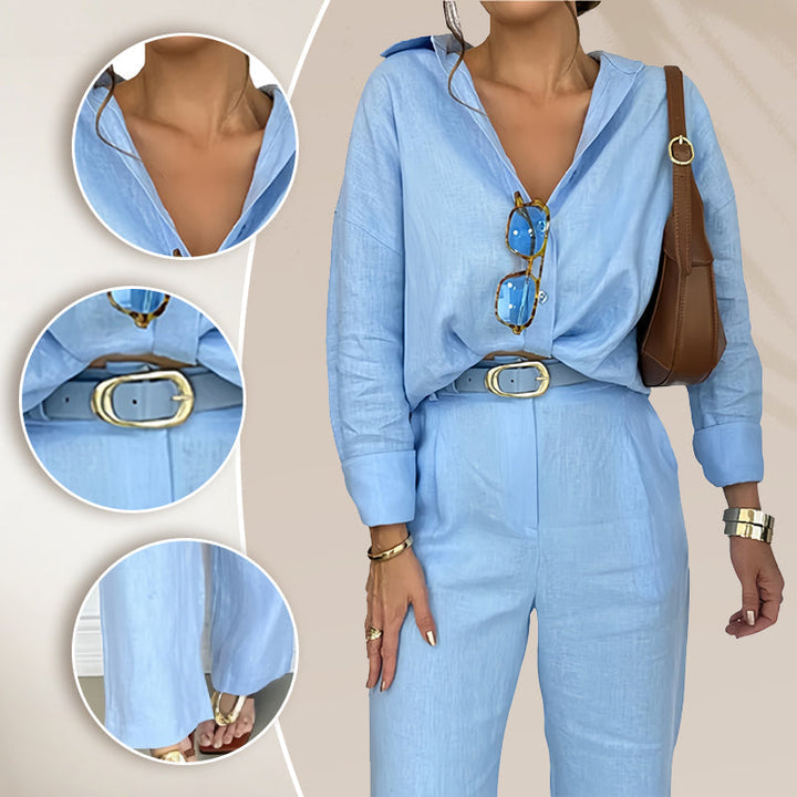 Ariel™ | Elegant Shirt and Comfortable Pants