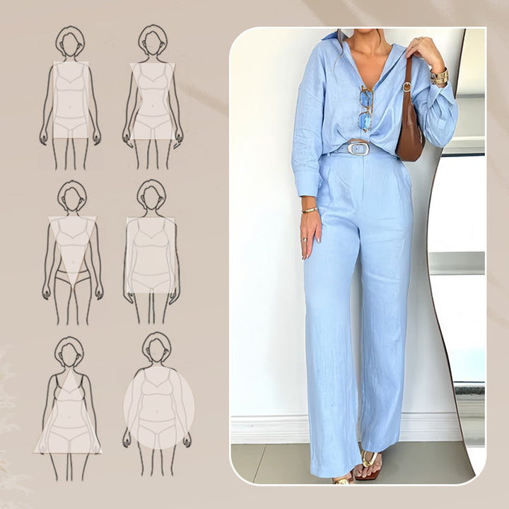 Ariel™ | Elegant Shirt and Comfortable Pants