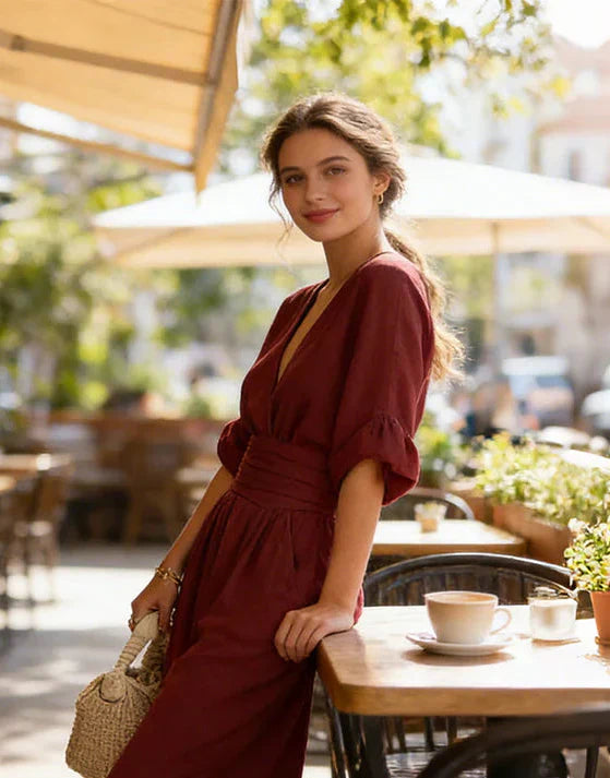 Élise – Elegant Wide-Leg Jumpsuit
