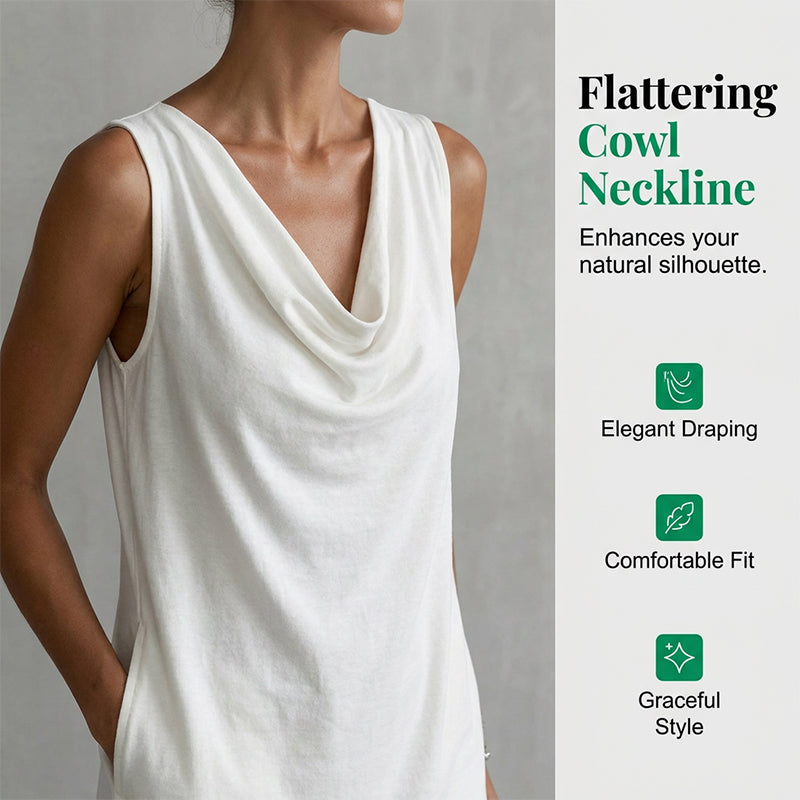 Isabella | Timeless Cowl Neck Dress