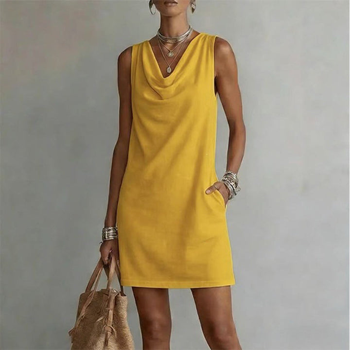 Isabella | Timeless Cowl Neck Dress