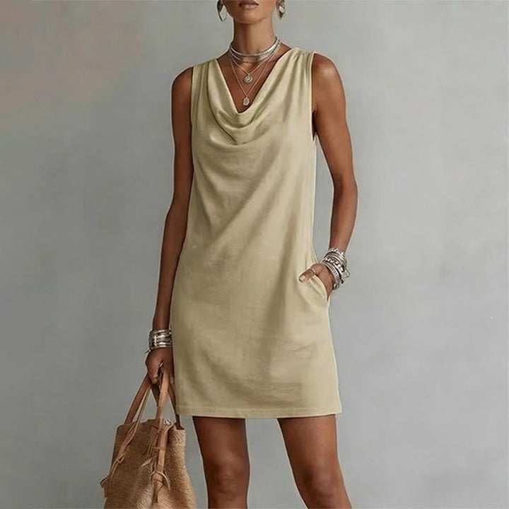 Isabella | Timeless Cowl Neck Dress