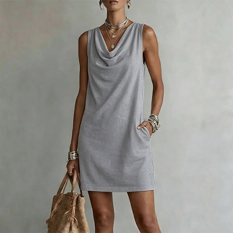Isabella | Timeless Cowl Neck Dress