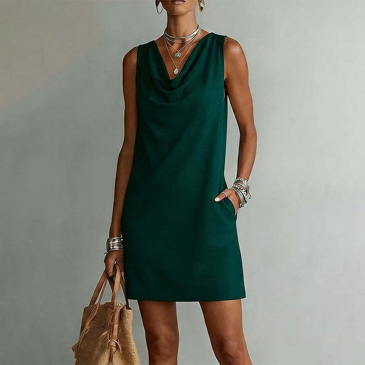 Isabella | Timeless Cowl Neck Dress