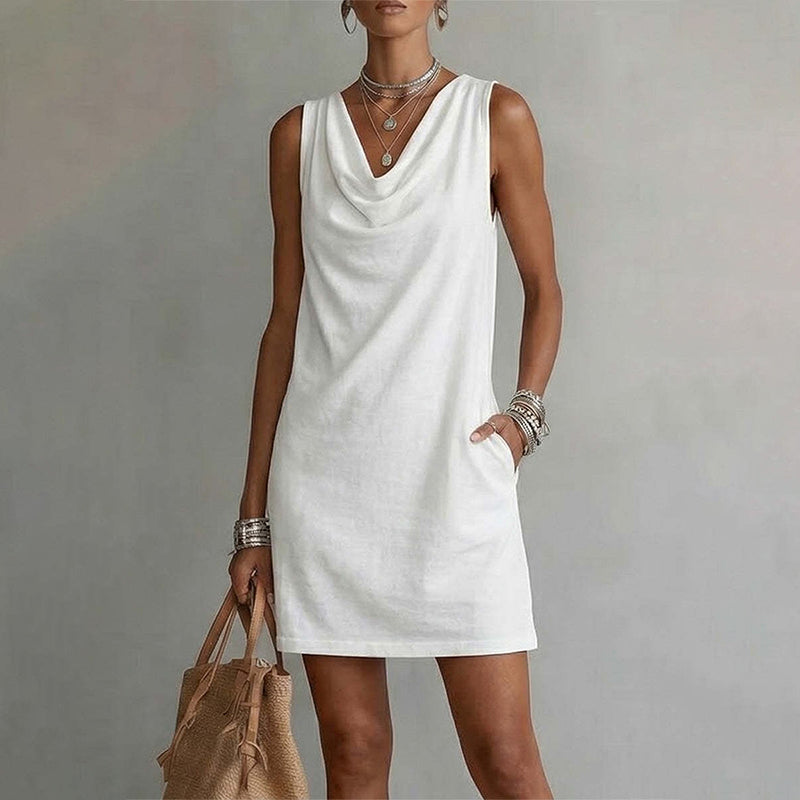 Isabella | Timeless Cowl Neck Dress
