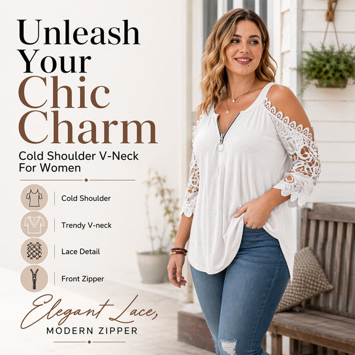Elodie  Off-Shoulder Lace Top