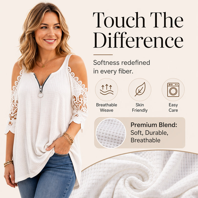 Elodie  Off-Shoulder Lace Top