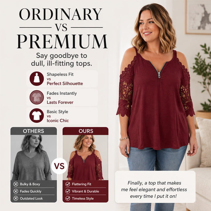 Elodie  Off-Shoulder Lace Top