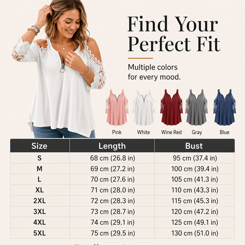 Elodie  Off-Shoulder Lace Top