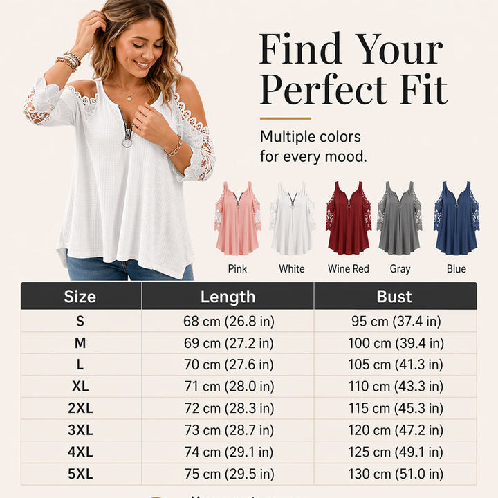 Elodie  Off-Shoulder Lace Top