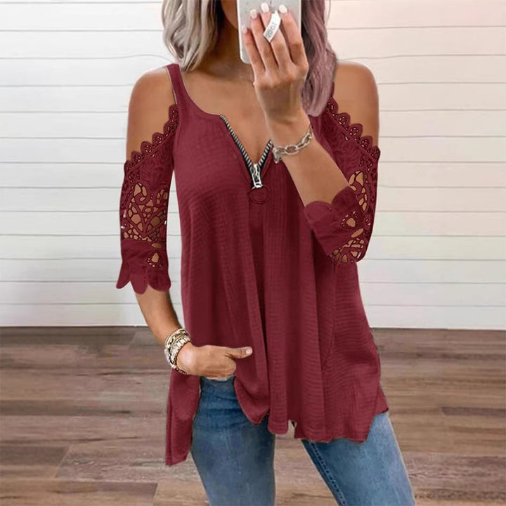 Elodie  Off-Shoulder Lace Top