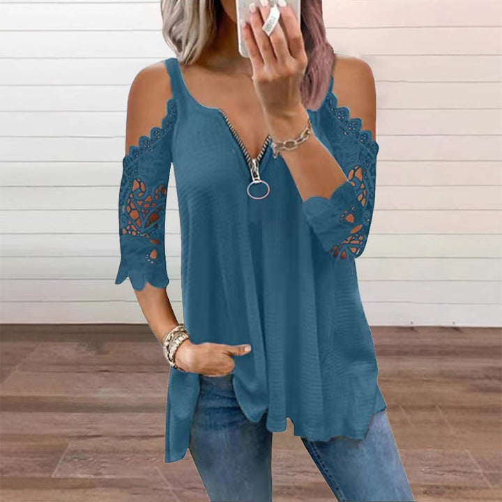 Elodie  Off-Shoulder Lace Top