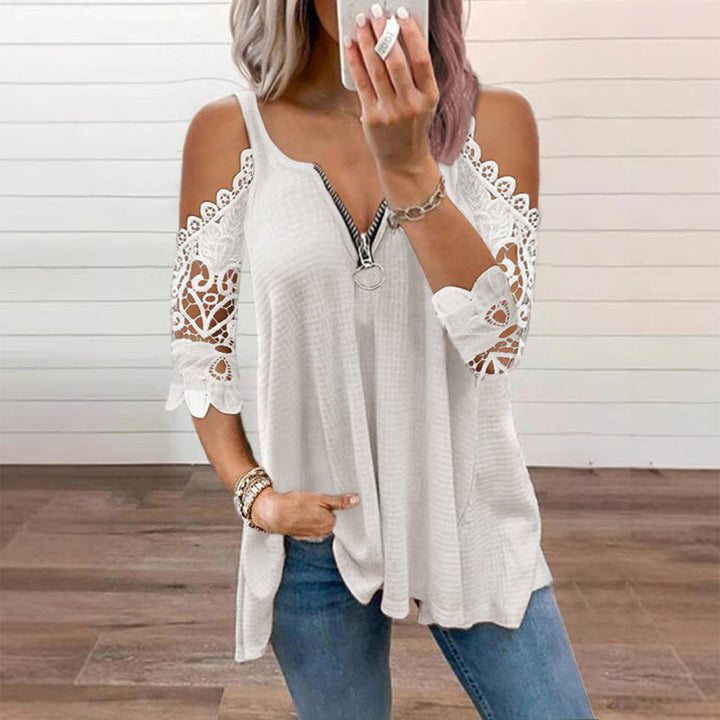 Elodie  Off-Shoulder Lace Top